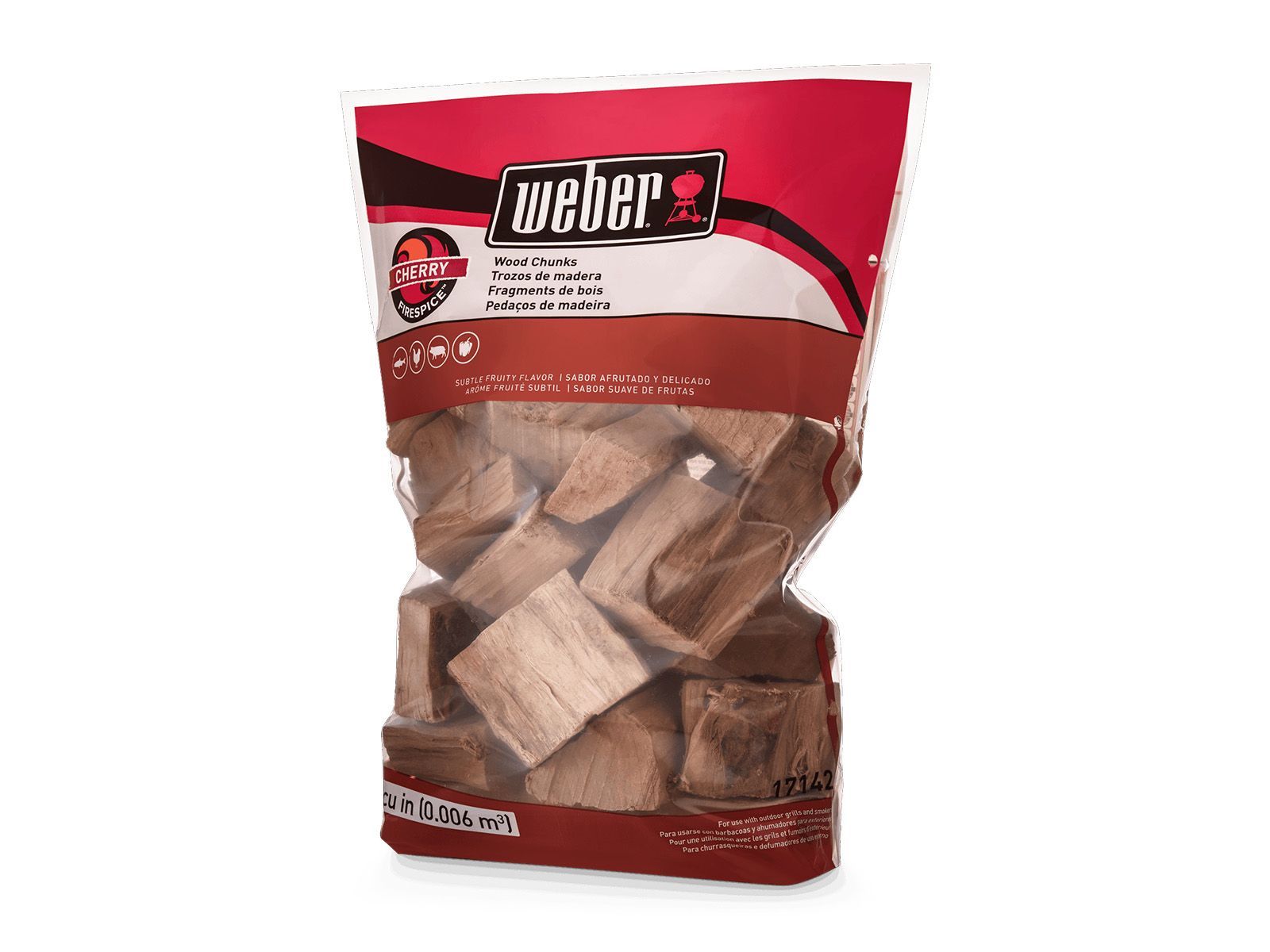 Weber 350CUIN CherryWD Chunks