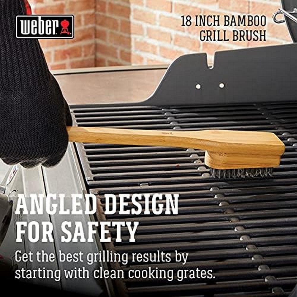 Weber® Bamboo Grill Brush, 45 Cm