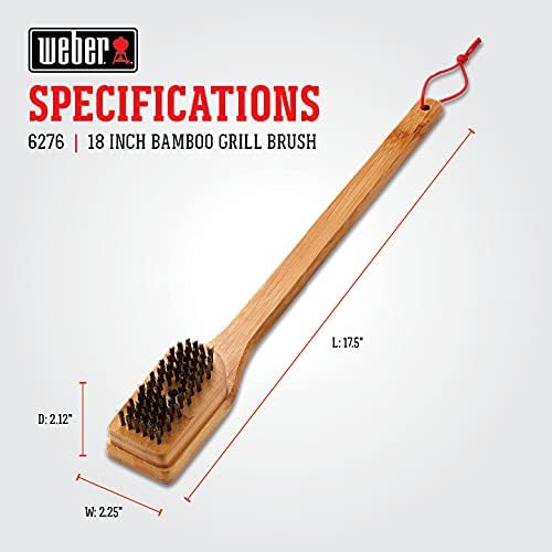 Weber® Bamboo Grill Brush, 45 Cm