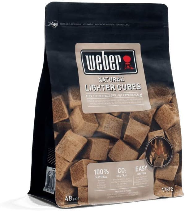 Weber Natural Brown Lighter Cubes