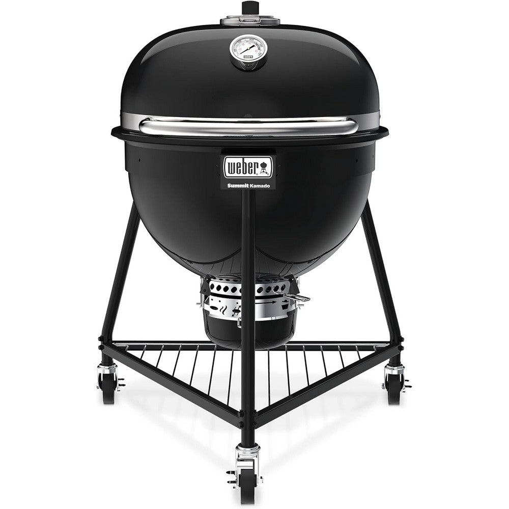 Weber 24 inch Summit E6 Charcoal Kamado Grill & Smoker Black