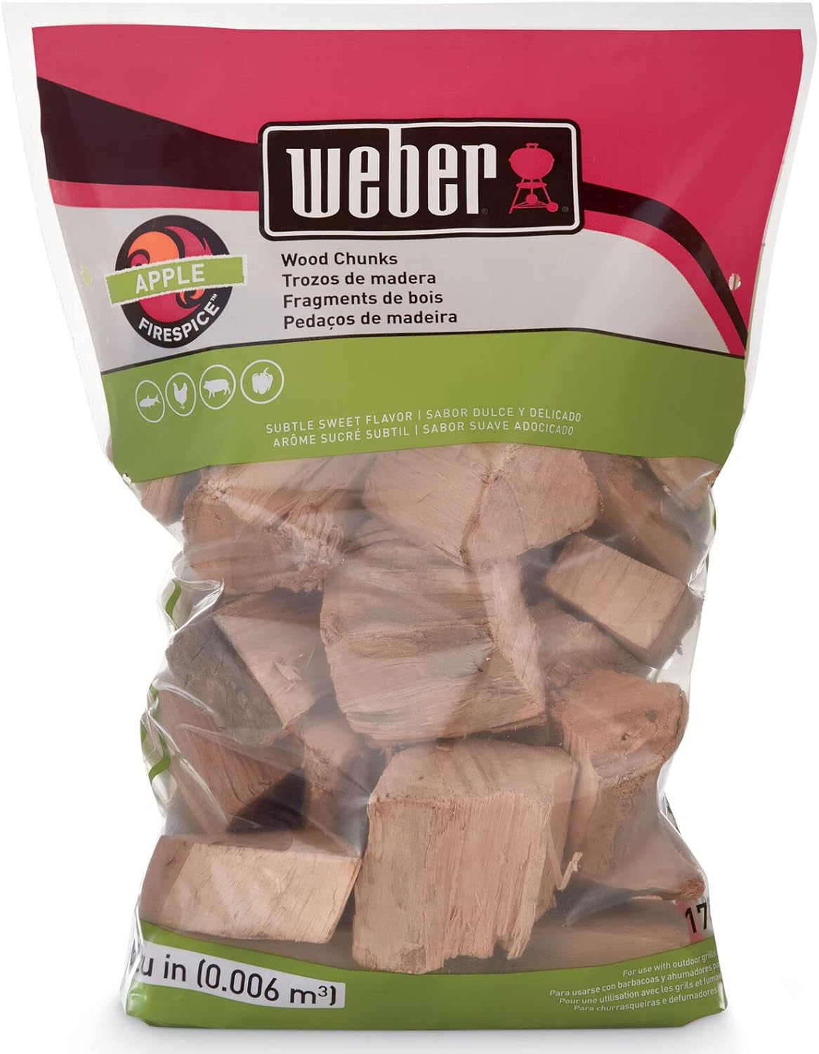 Weber 1.8Kg Apple Wood Chunks