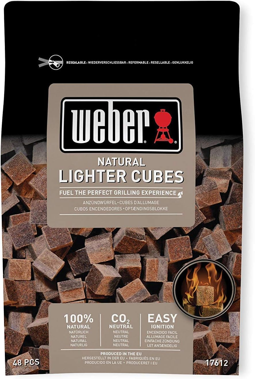Weber Natural Brown Lighter Cubes