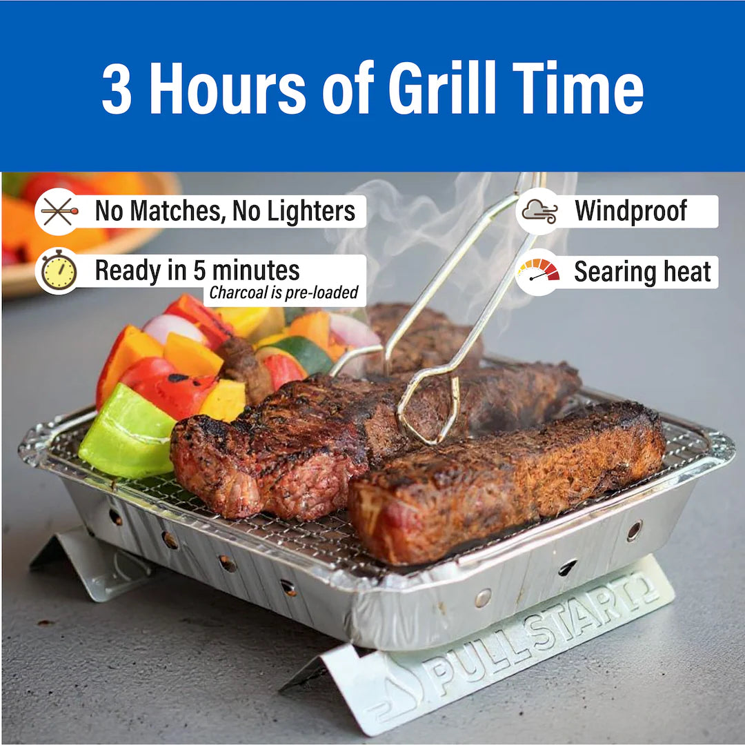 Pull Start Fire - Grill Single Unit