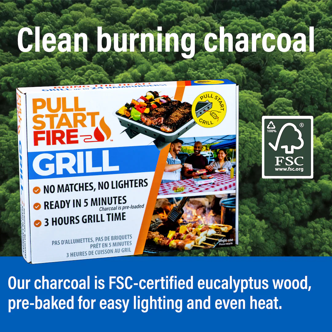 Pull Start Fire - Grill Single Unit