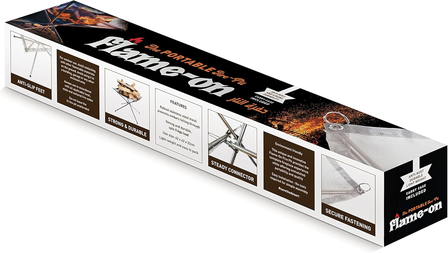 Flame On Fire Pit Portable