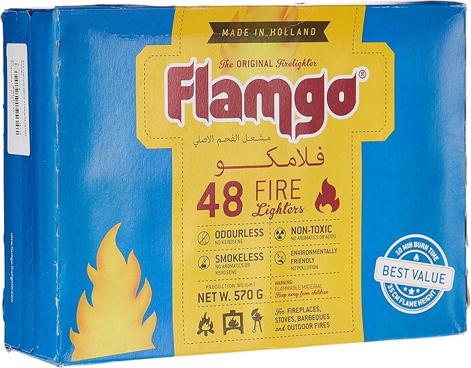 Flamgo Firelighter Cubes 48 Pcs