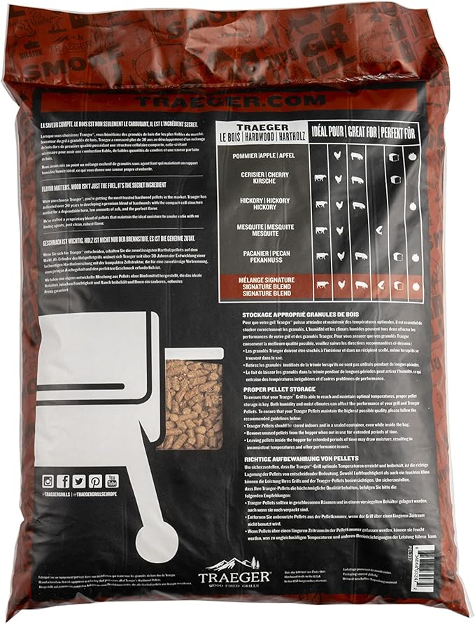 Traeger Signature Blend Wood Pellets 20Lb Bag
