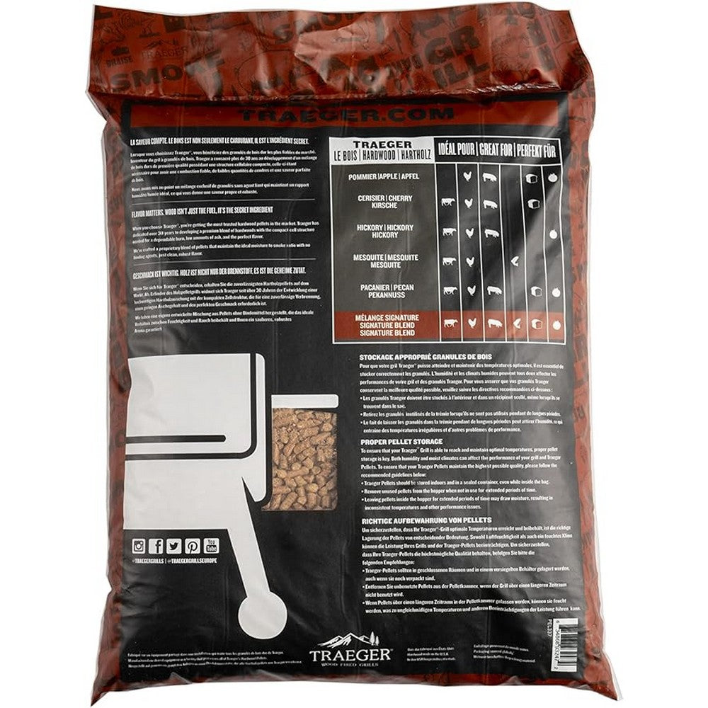 Traeger Signature Blend Wood Pellets 20Lb Bag