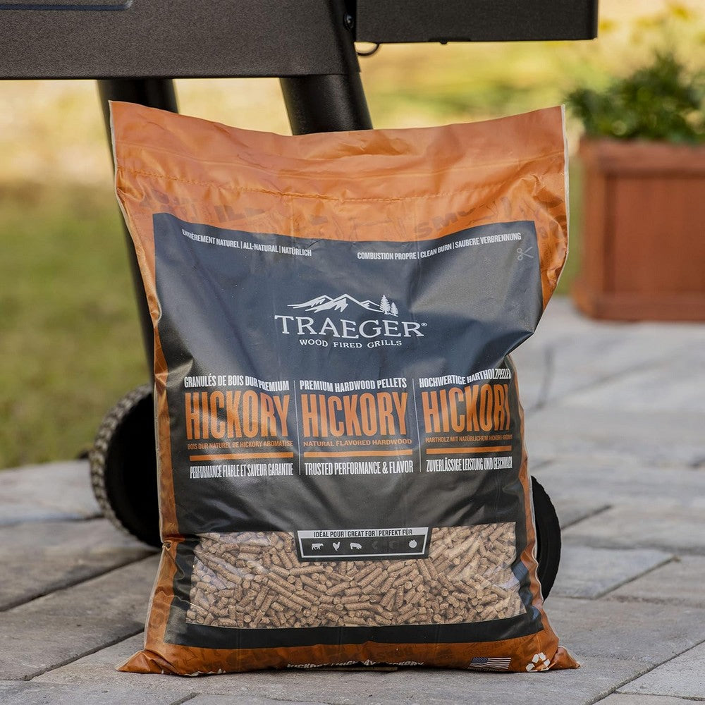 Traeger Hickory Bbq Wood Pellets 20Lb Bag