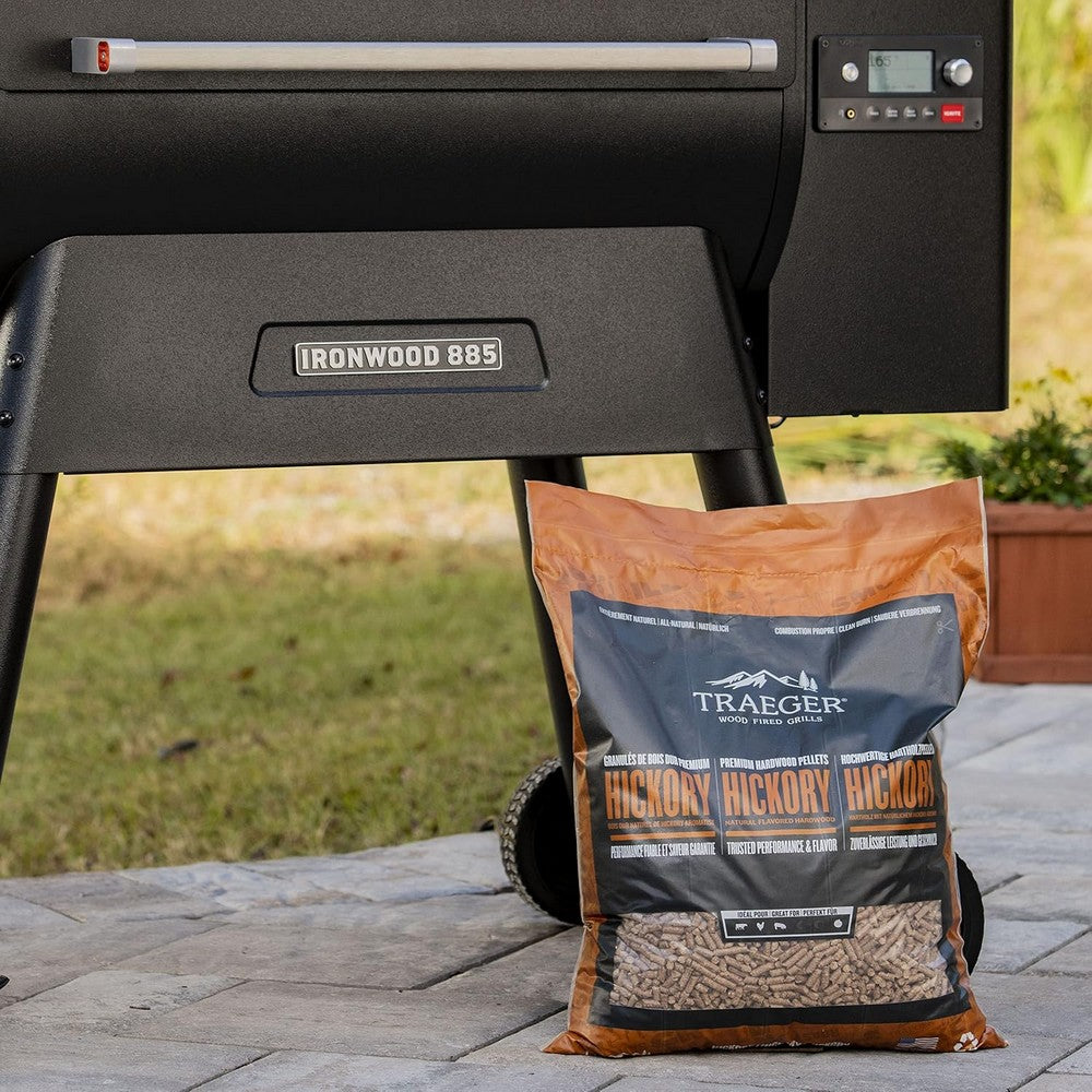 Traeger Hickory Bbq Wood Pellets 20Lb Bag