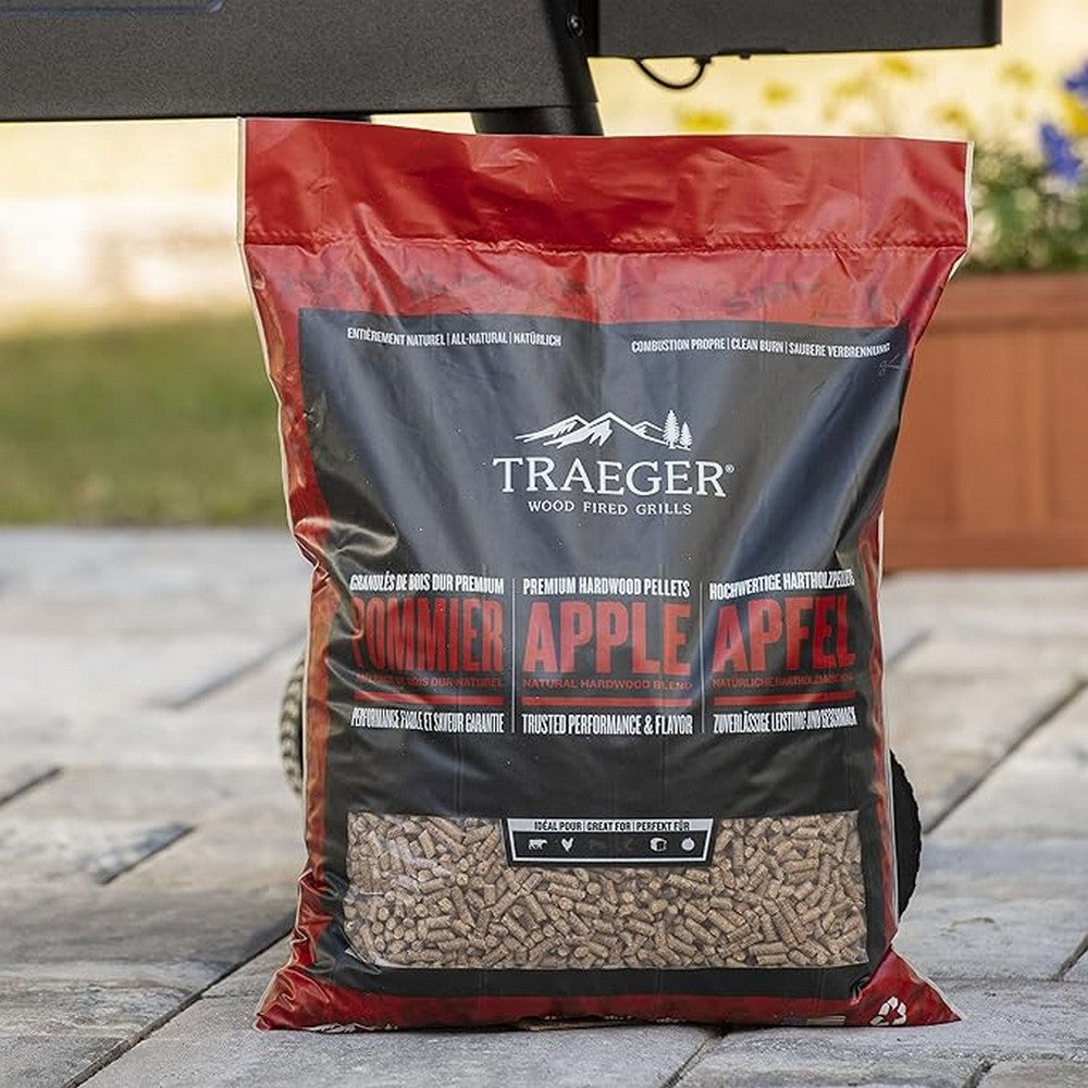 Traeger Apple Bbq Wood Pellets 20Lb Bag