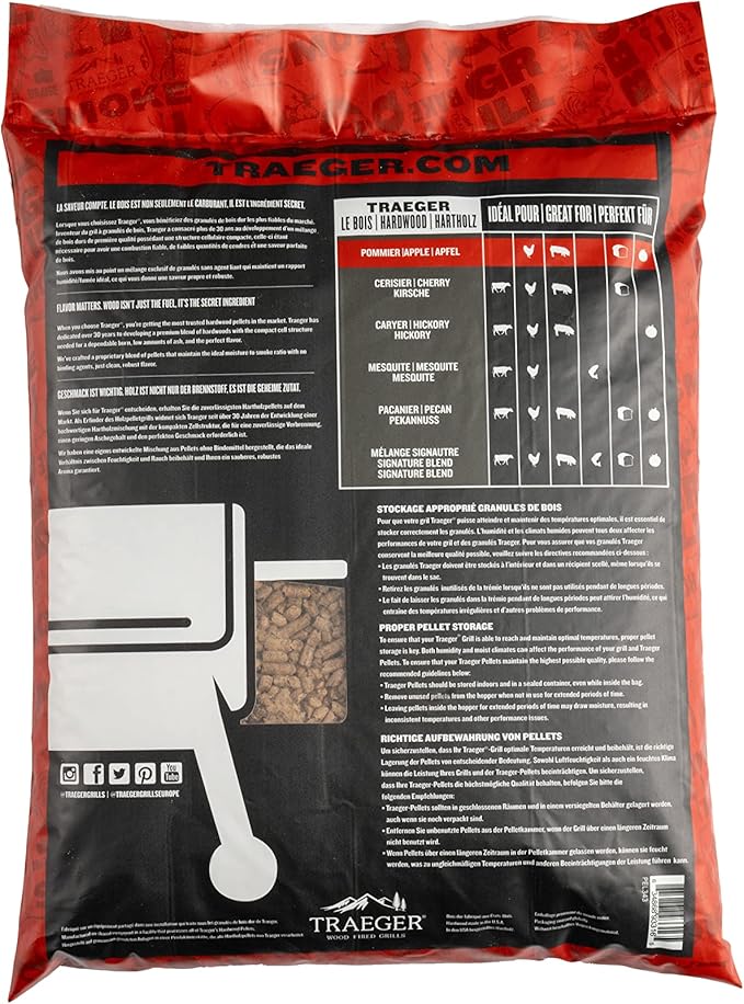 Traeger Apple Bbq Wood Pellets 20Lb Bag