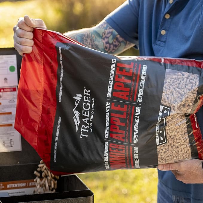 Traeger Apple Bbq Wood Pellets 20Lb Bag