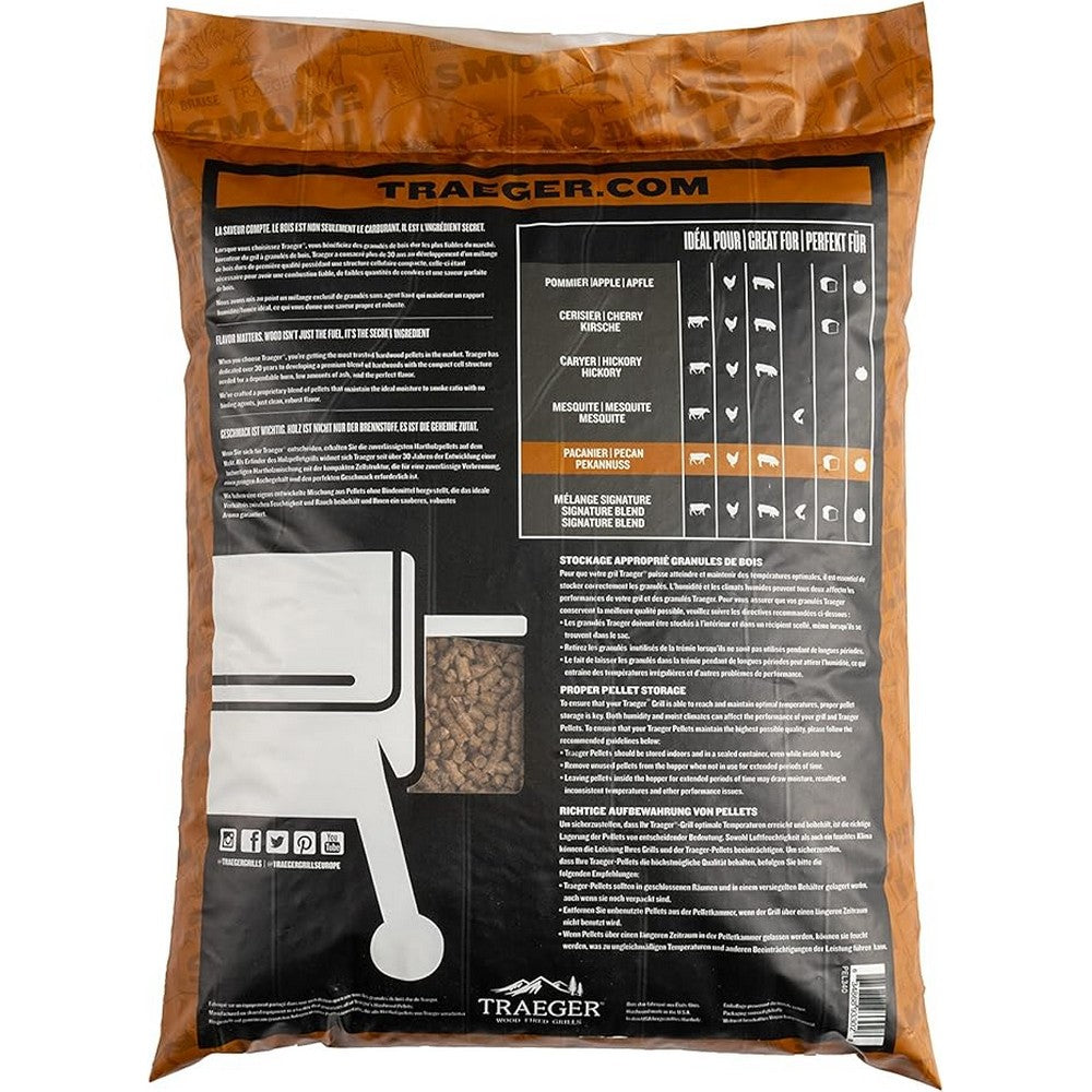 Traeger Pecan Bbq Wood Pellets 20Lb Bag