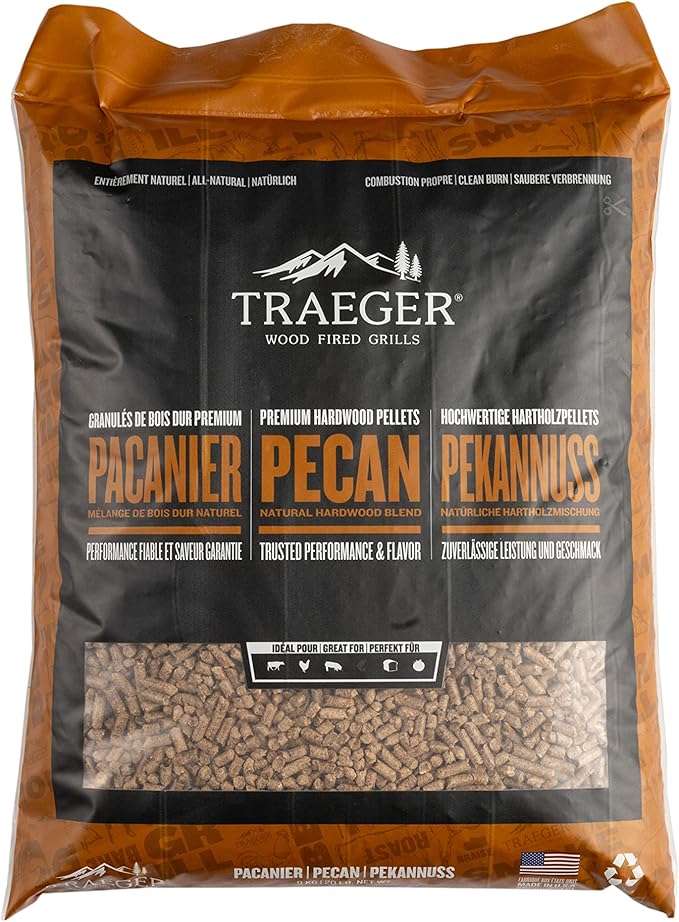 Traeger Pecan Bbq Wood Pellets 20Lb Bag