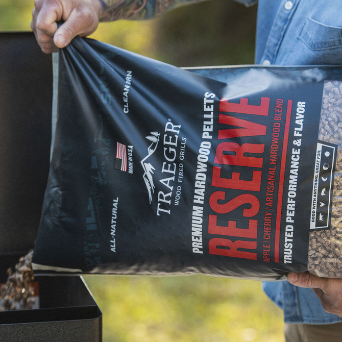 Traeger Reserve Blend Wood Pellet Fuel 20Lb Bag