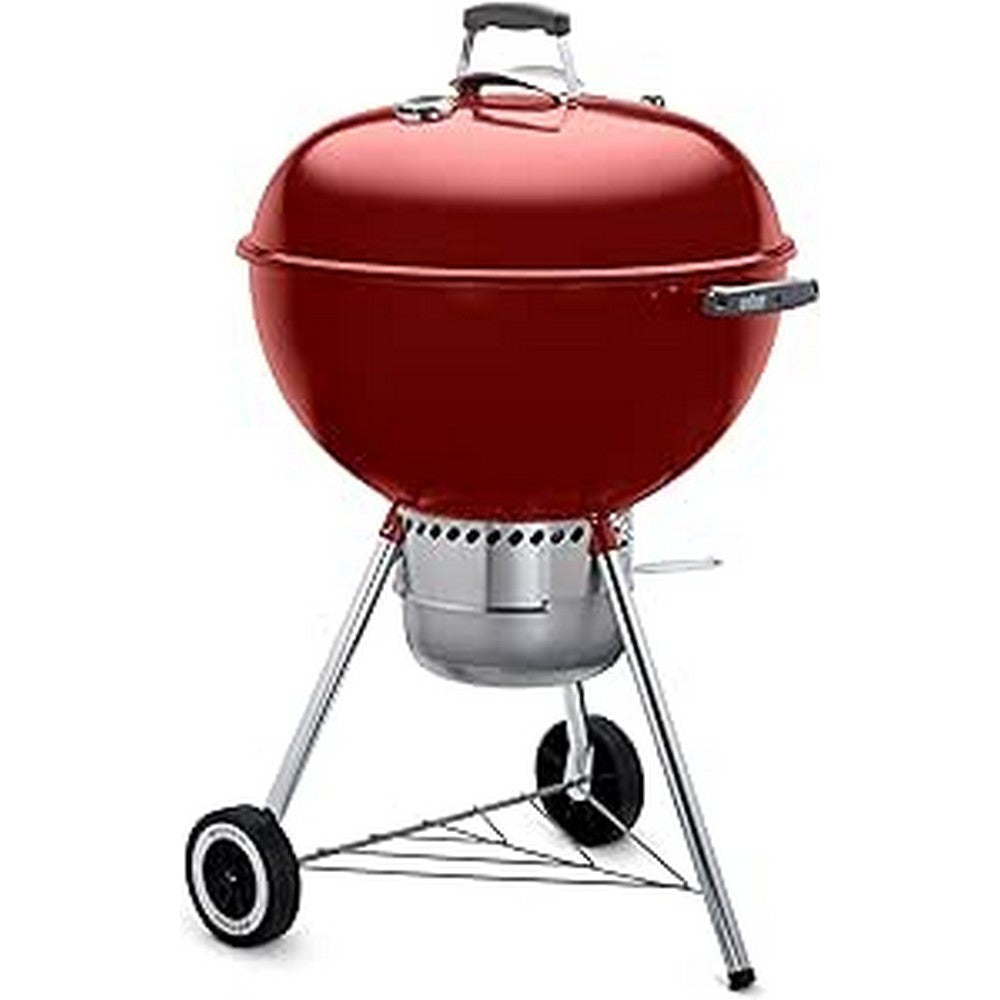 Weber 22 inch Original Kettle Charcoal Grill Crimson