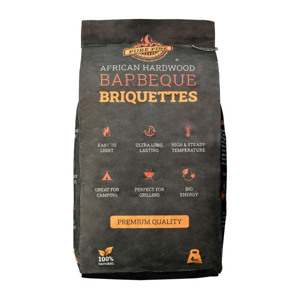 Purefire African Hardwood Briquettes 4Kg