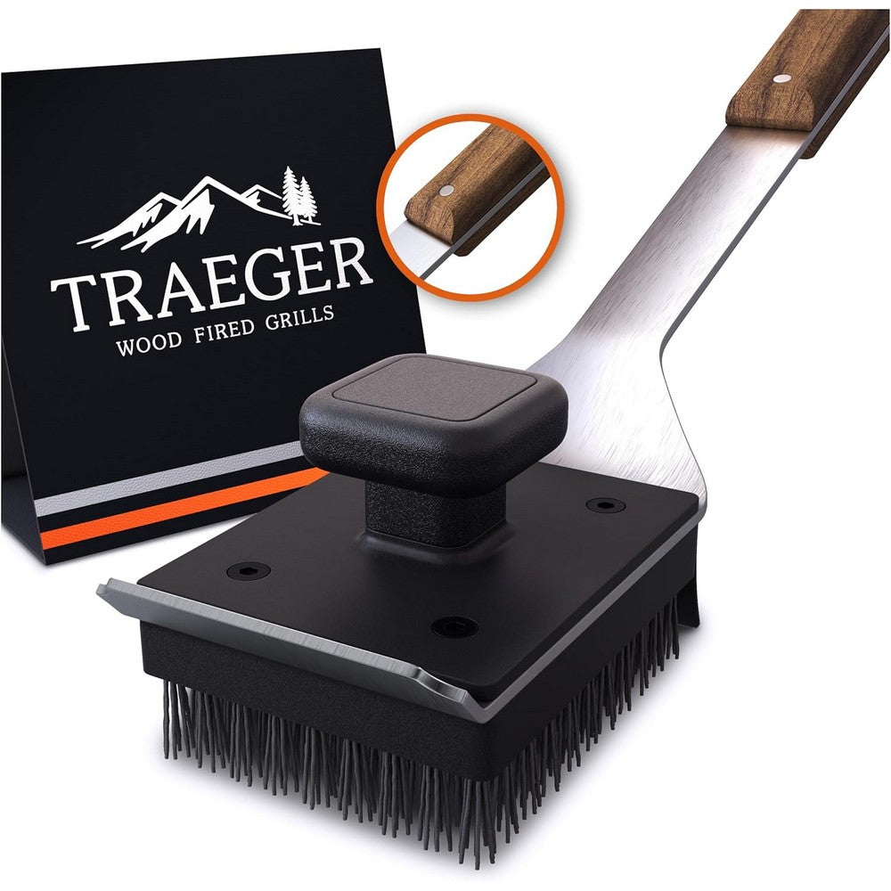 Traeger BBQ Cleaning Brush Black