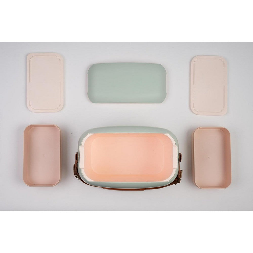 Polarbox 6 Liter Urban Cooler Bag with 2 Containers Matcha Gold