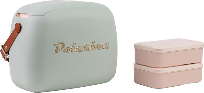 Polarbox 6 Liter Urban Cooler Bag with 2 Containers Matcha Gold