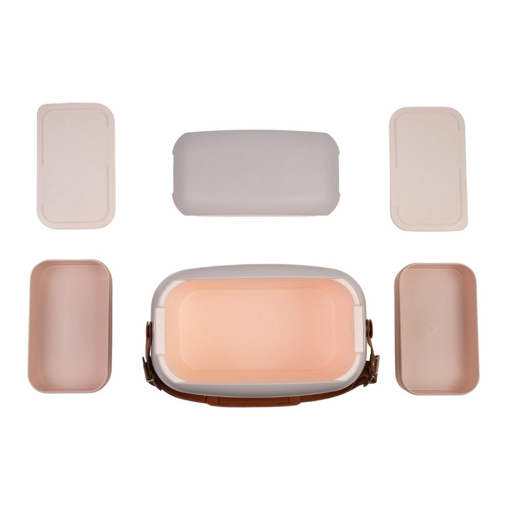 Polarbox 6 Liter Urban Cooler Bag with 2 Containers Perla Gold