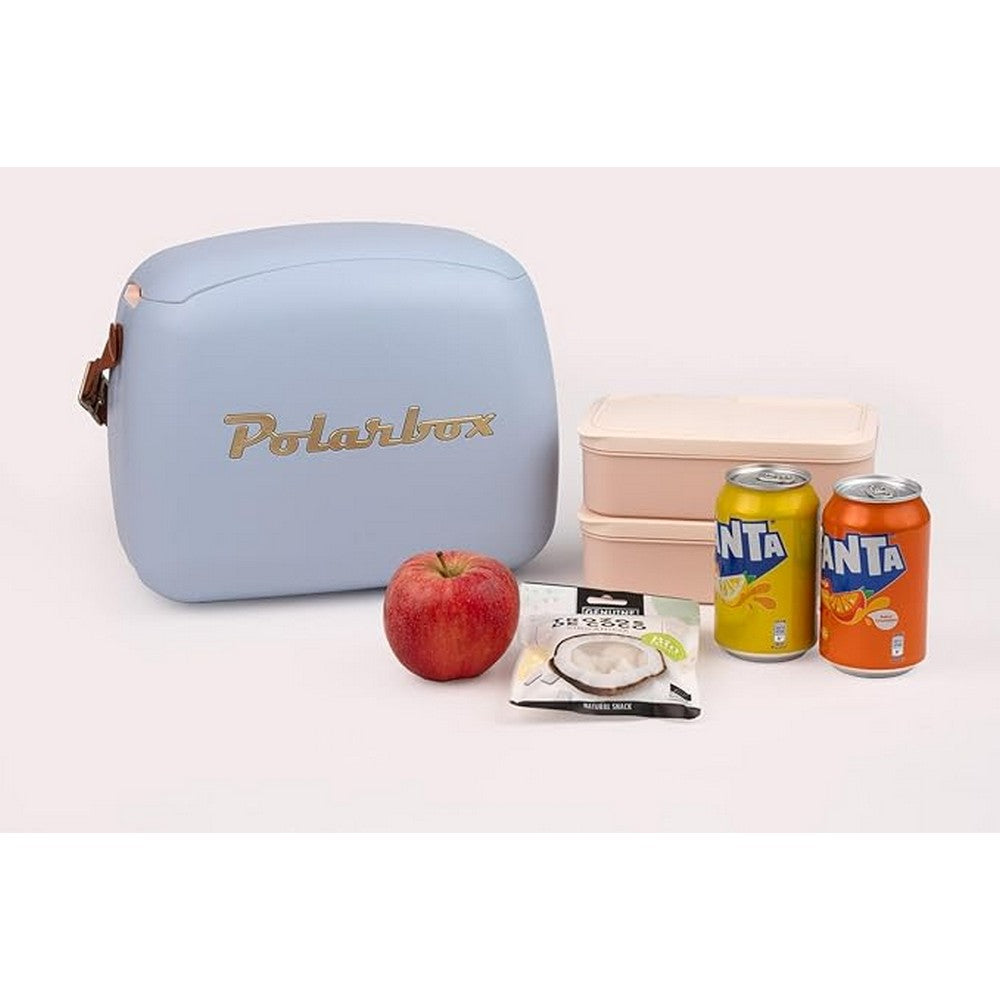 Polarbox 6 Liter Urban Cooler Bag with 2 Containers Bruma Gold
