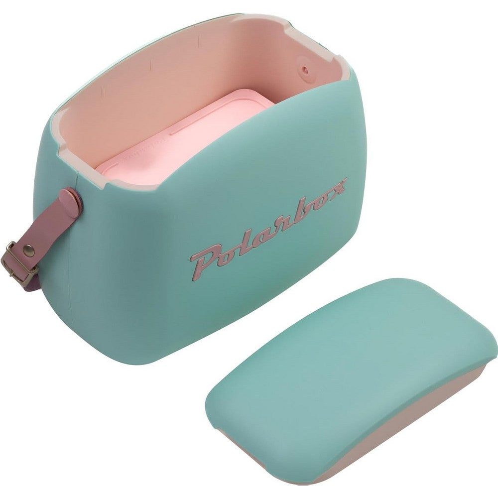 Polarbox 6 Liter Summer Pop Cooler Bag with 2 Containers Verde Agua, Rosa