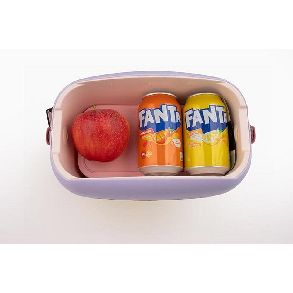 Polarbox 6 Liter Summer Pop Cooler Bag with 2 Containers Malva, Amarillo