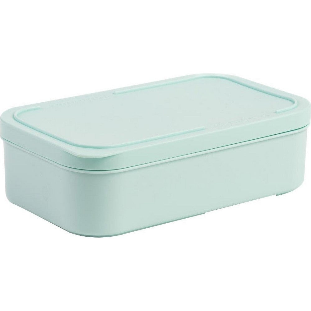 Polarbox 6 Liter Summer Pop Cooler Bag with 2 Containers Celeste, Sky Blue yellow