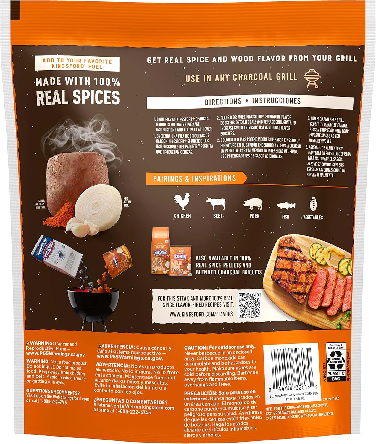 Kingsford 2lbs Garlic & Onion Paprika Booster
