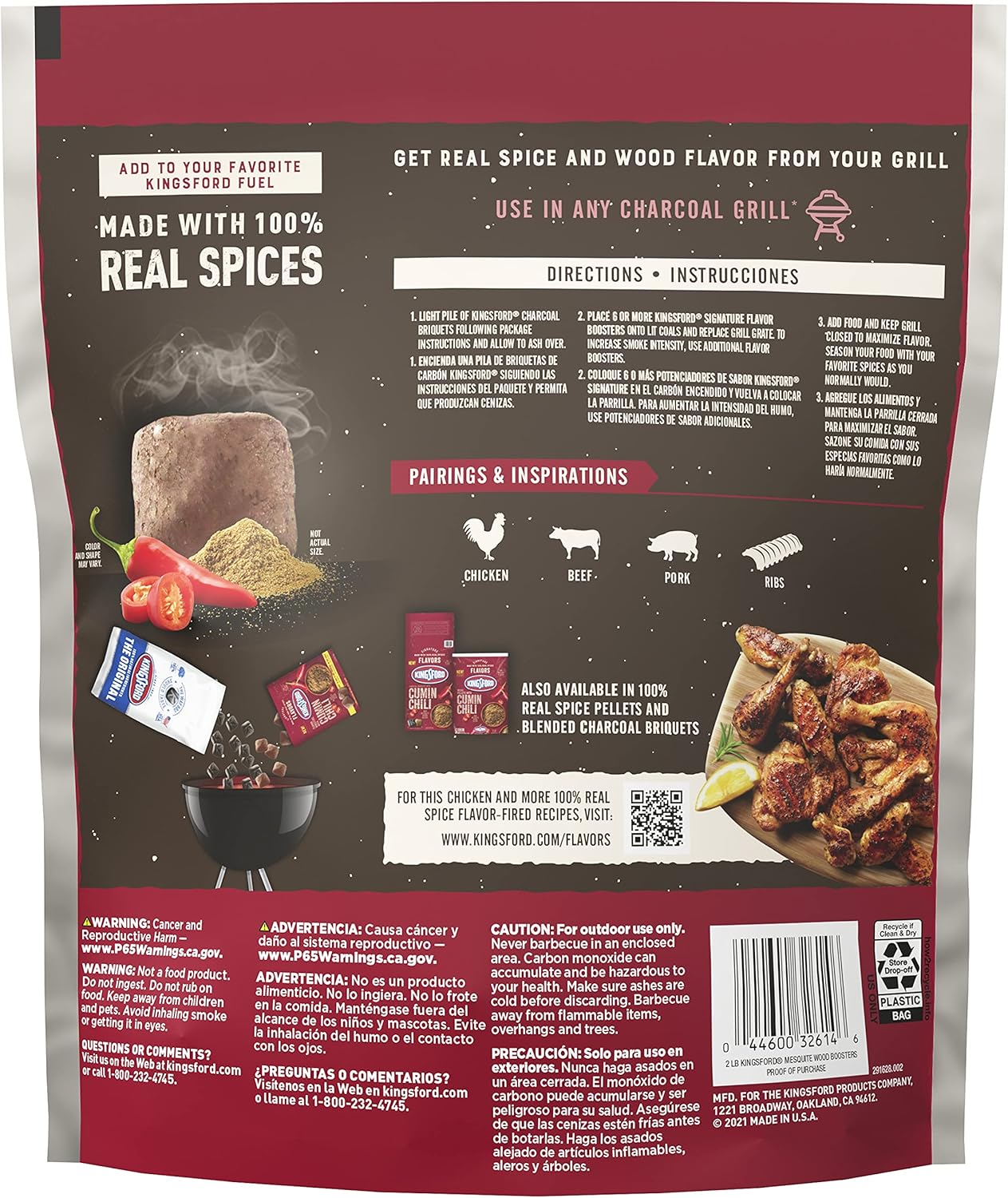 Kingsford Flavor Boosters with Cumin & Chili 2 Pounds