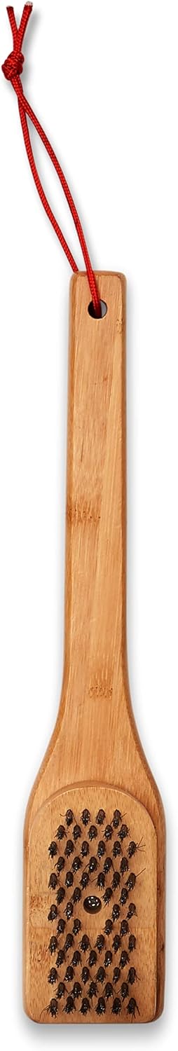 Weber Bamboo Grill Brush Black & Silver 30cm