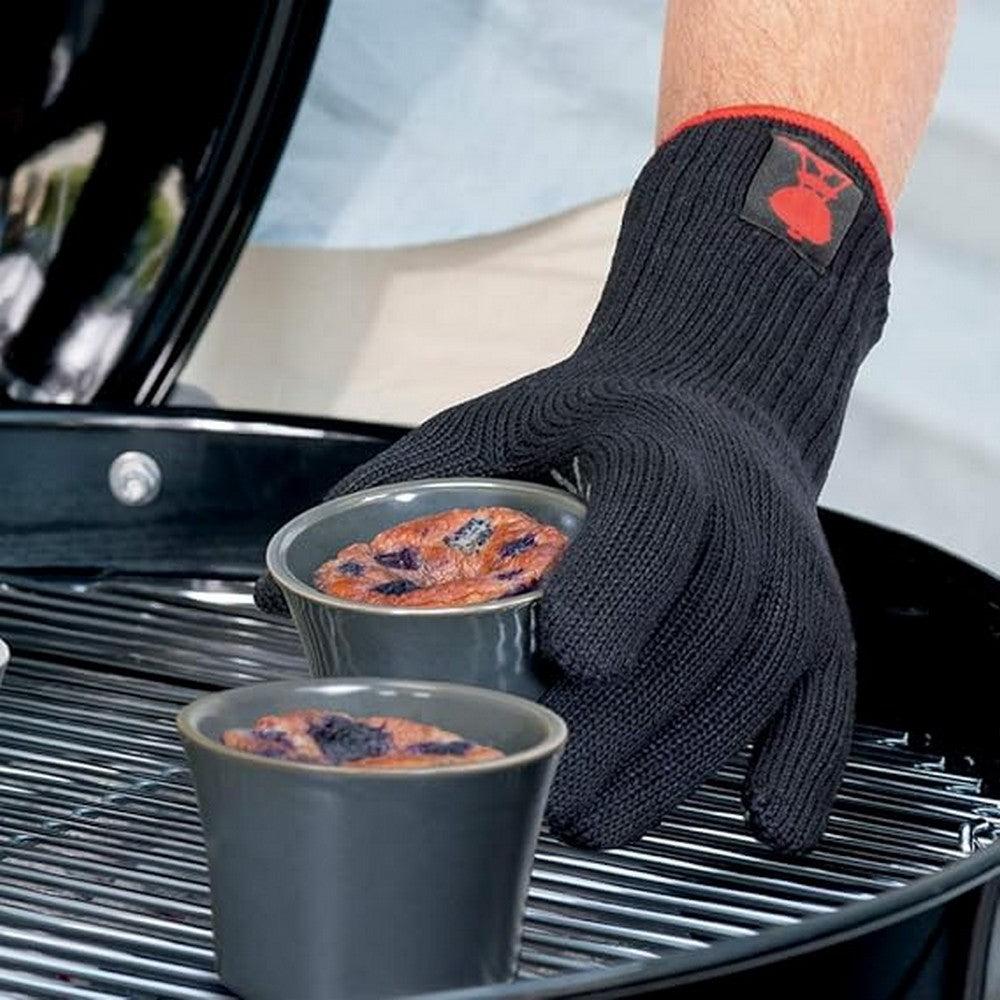 Weber 6535 Premium Black Grilling Gloves Larg & XL