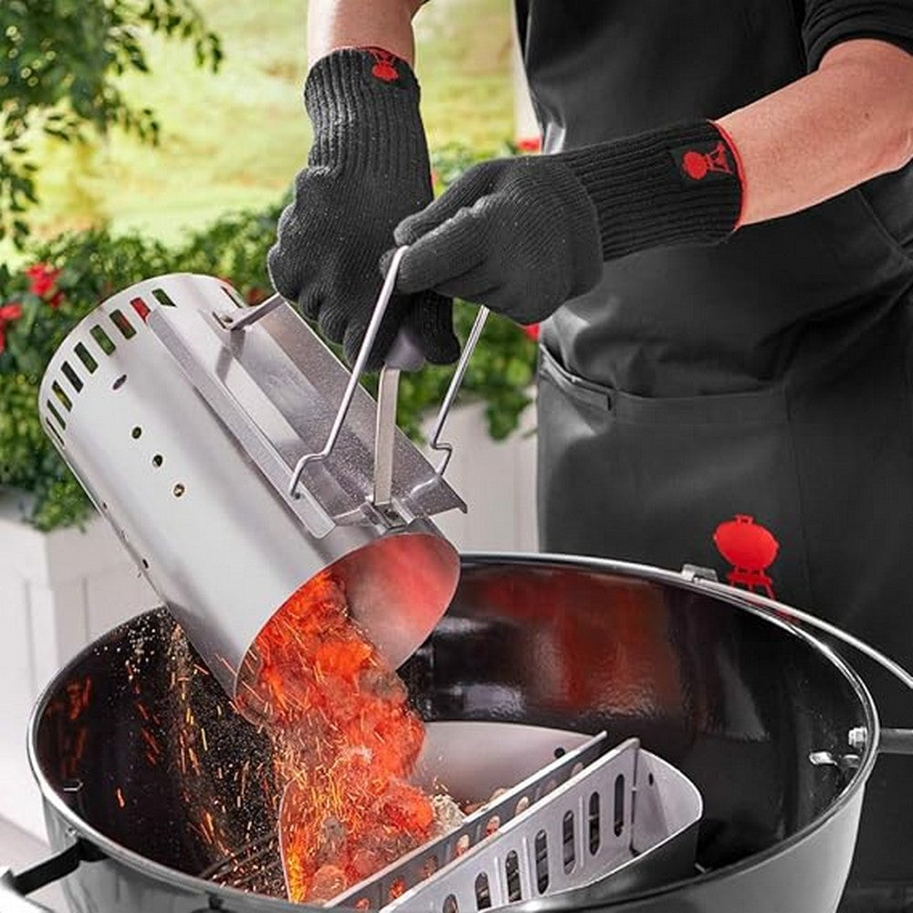 Weber 6535 Premium Black Grilling Gloves Larg & XL