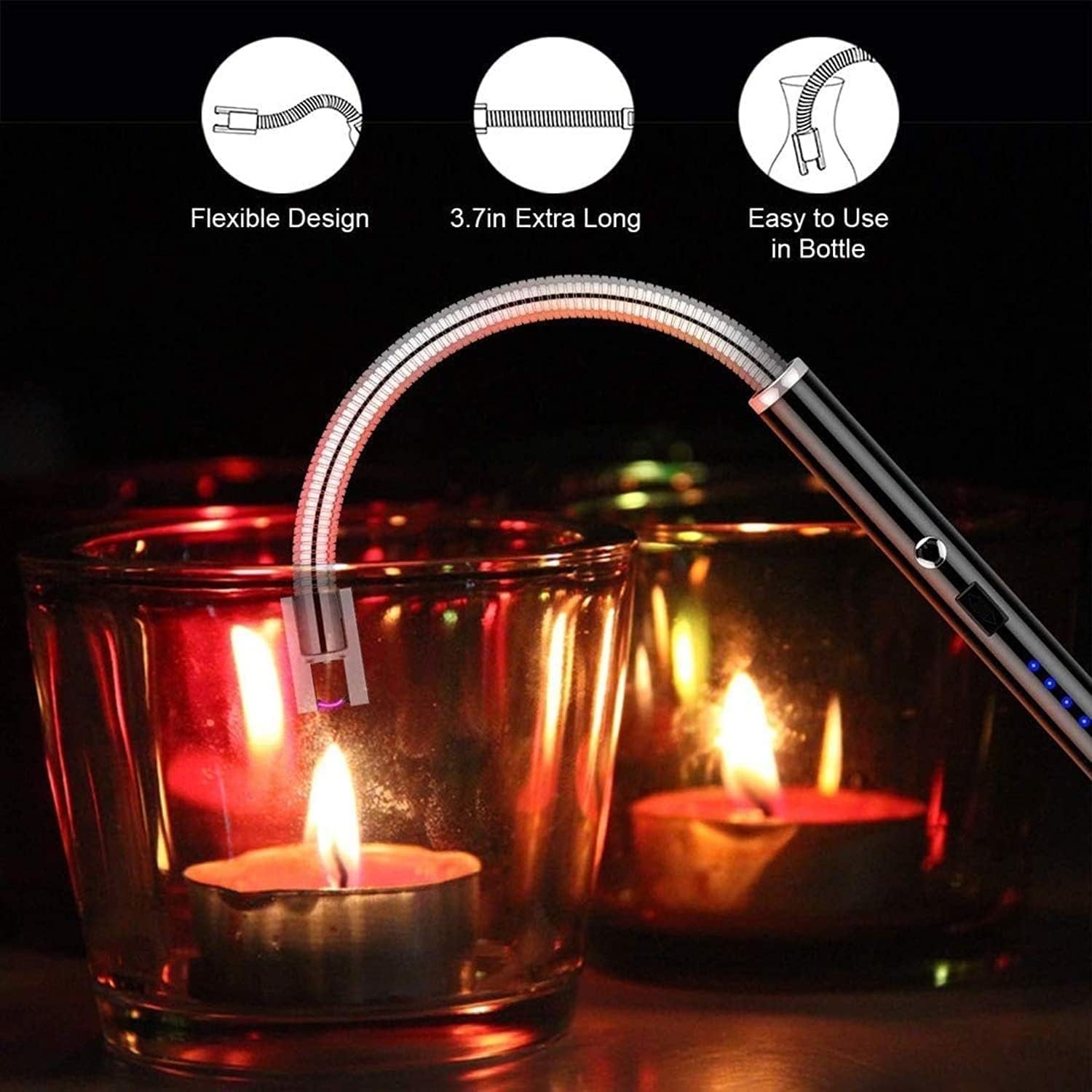 Flame On Electric Arc lighter