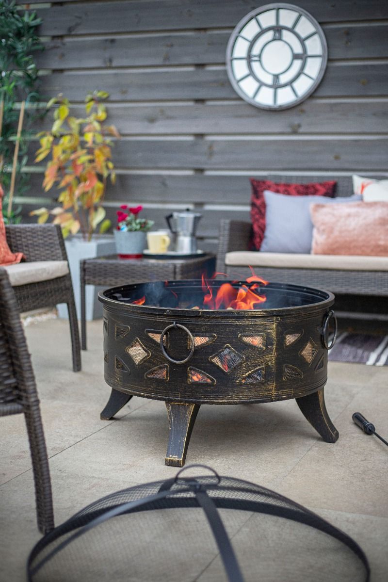 La Hacienda Diamon Firepit 58091