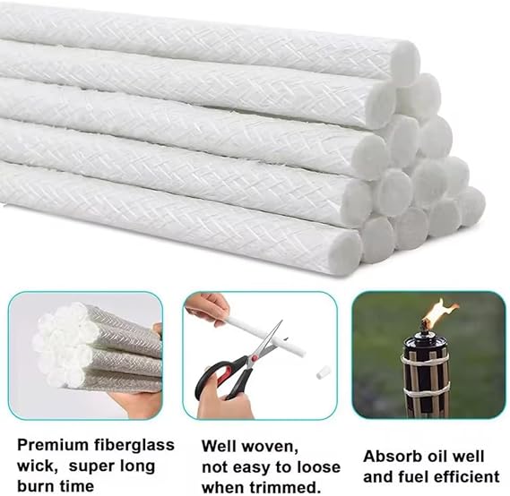 Paradiso Torch Fiberglass Wick 4Pcs