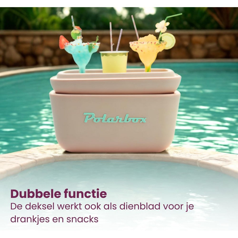 Polarbox 20 Liters Classic Cooler Box Orange Sorbet - Pink