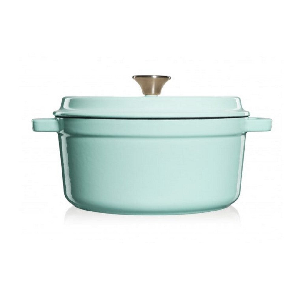 Grand Feu Cast iron pot Grand Feu 4.7 L (light blue)