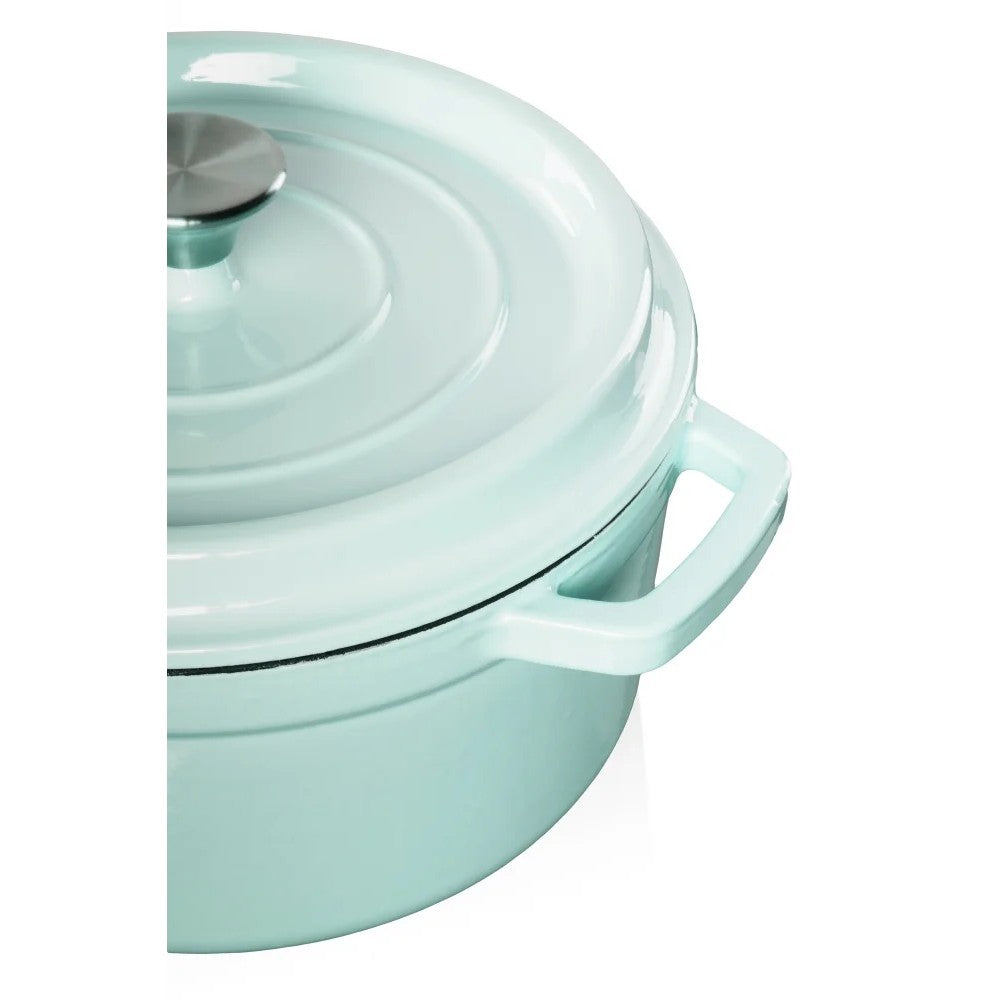 Grand Feu Cast iron pot Grand Feu 4.7 L (light blue)