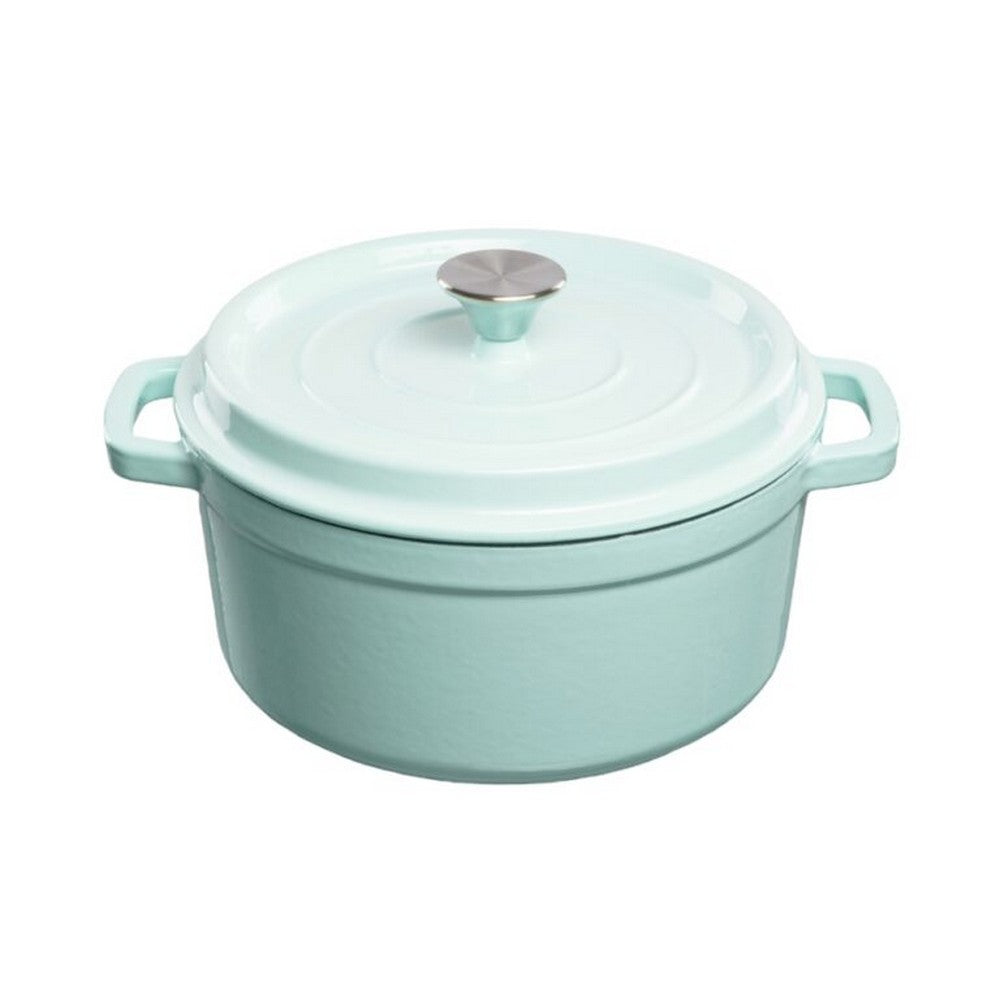 Grand Feu Cast iron pot Grand Feu 4.7 L (light blue)