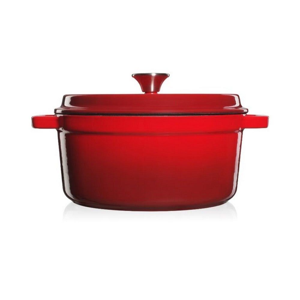Grand Feu Cast iron pot Grand Feu 4.7 L (Red)