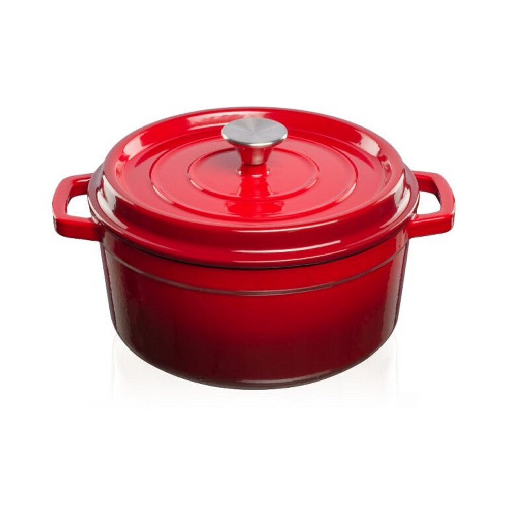 Grand Feu Cast iron pot Grand Feu 4.7 L (Red)