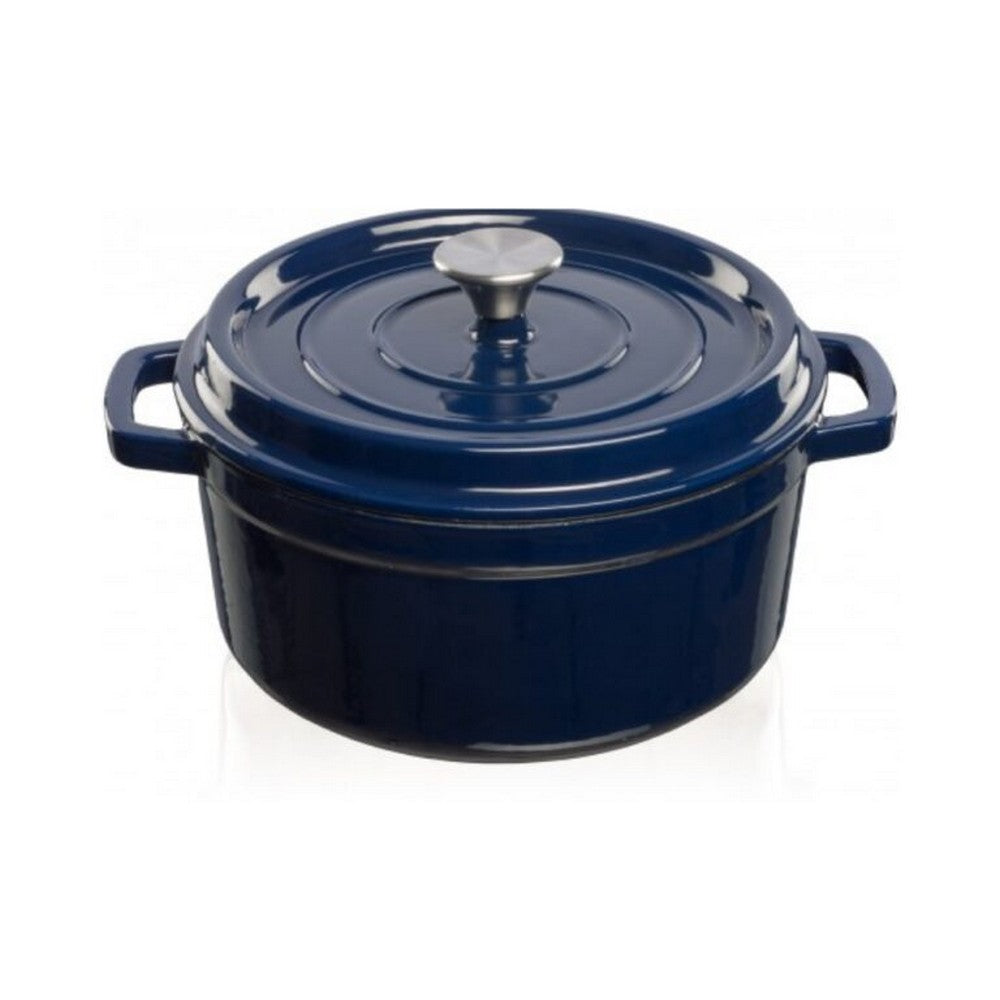 Grand Feu Cast iron pot Grand Feu 4.7 L (Blue)