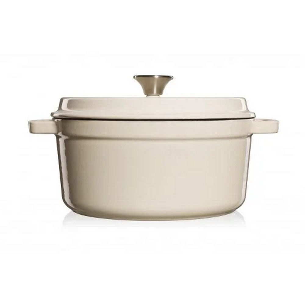Grand Feu Cast iron pot Grand Feu 4.7 L (White)