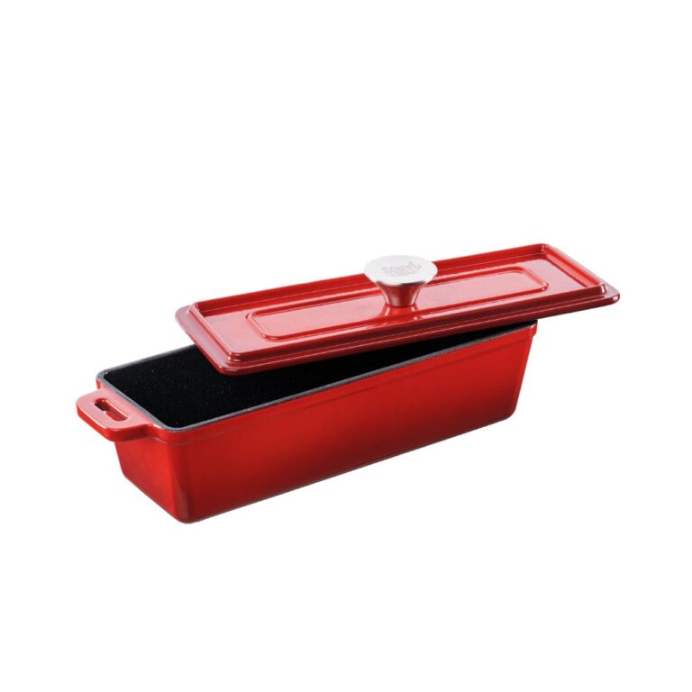 Grand Feu Cast iron baking dish with lid Grand FEU 1.7 L (Red)