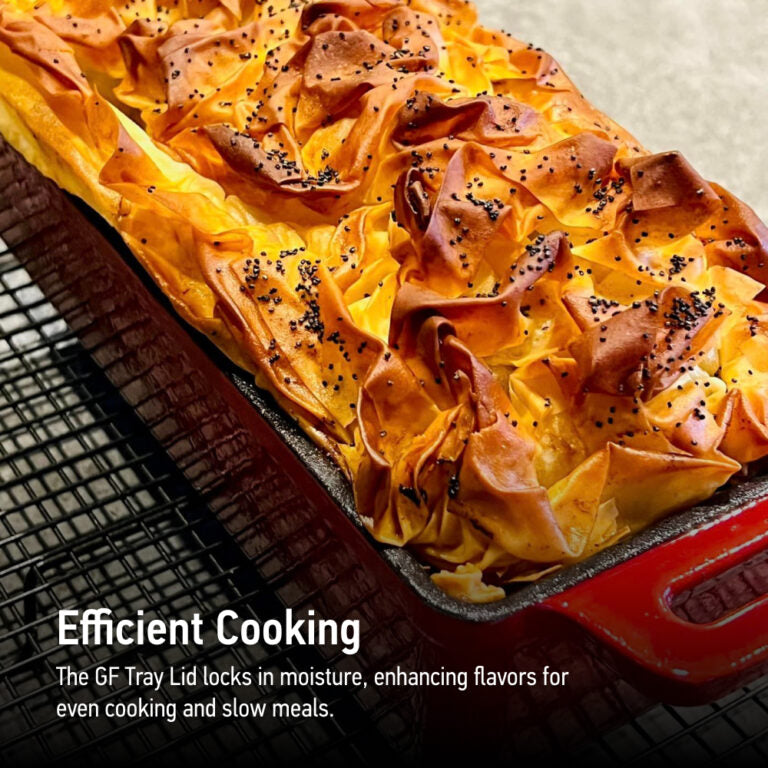 Grand Feu Cast iron baking dish with lid Grand FEU 1.7 L (Red)