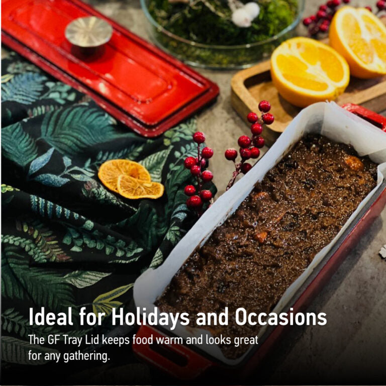 Grand Feu Cast iron baking dish with lid Grand FEU 1.7 L (Red)